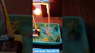 Waterfall Decoration Project With Water Pump #shorts #viralshorts