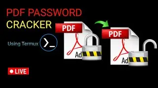 How to hack pdf file password using Termux