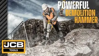 JCB 1700W DEMOLITION HAMMER / BREAKER : HEX Fittings & Adjustable Handle #jcb #demolition #tools
