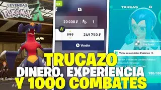 TRUCAZO! COMO GANAR DINERO, EXPERIENCIA y 1000 COMBATES SIN JUGAR (AFK) en LEYENDAS POK&Eacute;MON Z-A