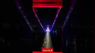 Bridging Horizons: Mesmerizing Drone Flight Over Iconic Bridge! 🌉✈️ | Aerial Spectacle in 10 Secs!