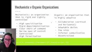 Organizational Structure and Process Design