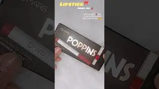 ₹99 Look BUT 💄 Kiss Proof MARS POPPINS Cherry Red Review #shorts #lipstick #makeup