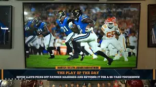 Play Of The Day: Devin Lloyd Picks Off Patrick Mahomes And Returns It For A 99-Yard TD | 10/7/25