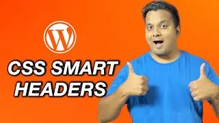 Smart WordPress headers using CSS and Elementor Pro