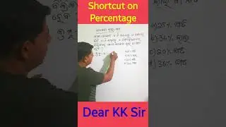 Easy trick on Gain or loss percentage/dear kk sir#shorts