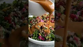 LONGEVITY HIGH-PROTEIN SALAD @cookingforpeanuts I won&rsquo;t eat healthy food that tastes bad! Nor you!