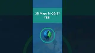 3D Maps in QGIS? YES!  #gis #topography #mapping #geospatialdata #geospatial #rasterdata
