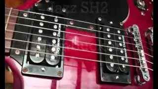 Seymour Duncan Hot Rodded Set. Coil split demo.