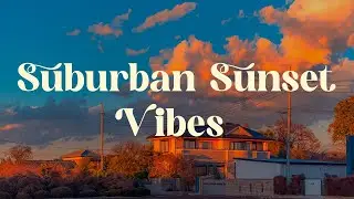 Suburban Sunset Vibes 🌇 Calm Japanese Songs for Relaxation and Focus