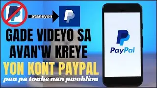 Kòman pou kreye yon kont PAYPAL byen fasil