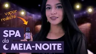 ASMR SPA da Meia-Noite 🌙 &Oacute;leo, Massagem Facial, Sono PROFUNDO | ASMR Realista, ASMR BR