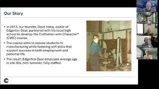 NFFS Webinar - Craftsman with Character
