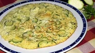 FRITTATA CON RICOTTA ZUCCHINE E MENTA