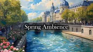 Spring Ambience 🌸 Cozy Illustrated Nature, Architecture & Calm Atmosphere