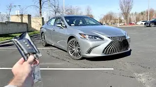 2022 Lexus ES350: Start Up, Test Drive, Walkaround, POV and Review