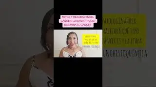 Mitos y Realidades del C&aacute;ncer #4: La biopsia trucut diseminar el c&aacute;ncer #apoyooncologico #cancer