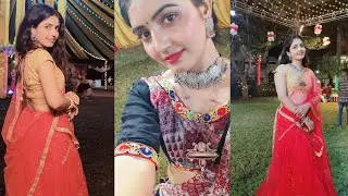 #garbavlog #garba #navratri #beauty #grace #glam #yt #youtube #indianfestival #lehanga #jwellery #_ 