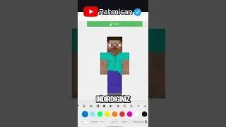 MİNECRAFT'TA FOTOĞRAF NASIL SKİN YAPILIR?!! #shorts