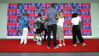 footprint &ndash; interactive installation, ART Karlsruhe 2022, 4K