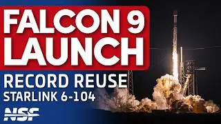 SpaceX Falcon 9 launches Starlink 6-104