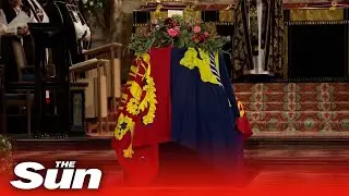 Queen Elizabeth's coffin lowered into vault in Windsor Castle ahead of private burial