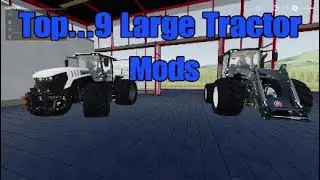 Top 9 large tractors mods for console - fs19