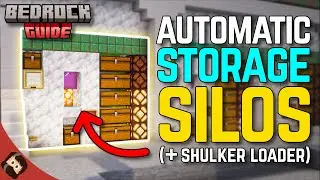 Bulk Storage With Shulker Loader | Bedrock Guide S3 EP47