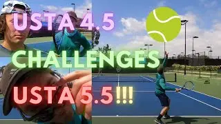 USTA 5.5 Coach vs. USTA 4.5 Guy - SET HIGHLIGHTS with Coach Chase