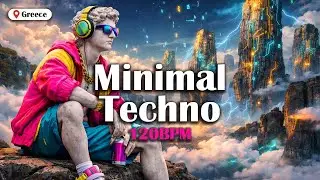 Minimal Techno 120 BPM | Hypnotic Bass Journey in Meteora, Greece