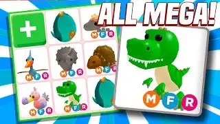 Adopt Me All Mega Neon Fossil Egg Pets! Adopt Me Dino Update