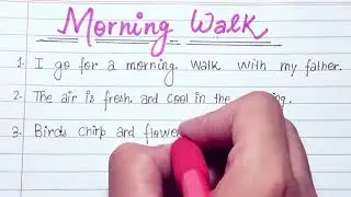 10 lines on Morning Walk |10 lines on Morning Walk in English|Few Lines on Morning Walk  in English