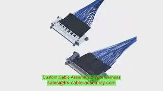 Micro coax extension cable 42.5 ohm impedance 0.4mm Pitch Micro Coaxial Cable Connector ASLS Wiring