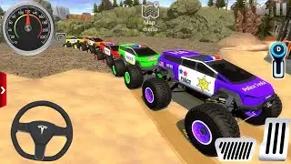 Juegos De Carros Police Monster Truck Impossible Driver Car Extreme Racing For Android Mud Gameplay