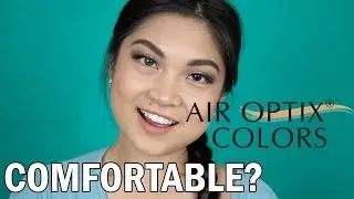 AIR OPTIX COLORS TRY ON & REVIEW FOR BROWN EYES AFTER LASIK