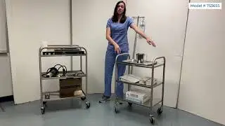 Blickman's Medium Duty Medical Utility Carts 7535SS