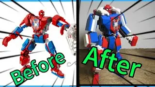 Custom Lego Spiderman mech upgrade (SHOCKING)