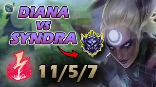 AP BURST DIANA vs SYNDRA | League of Legends