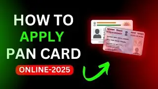 New Pan Card Apply Online 2025 | Pan Card Kaise Banaye | How to Apply Pan Card