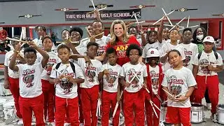 11Alive's Cheryl Preheim gets lesson from Atlanta Drum Academy