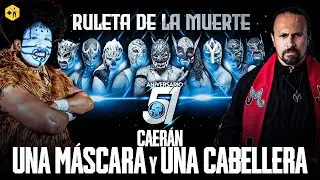 9 MÁSCARAS EN JUEGO + CABELLERA vs CABELLERA: Canibal Jr. vs Makabre | 51 Aniversario ARENA JALISCO
