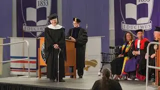 WWII vet receives Cornell College degree 80 years later