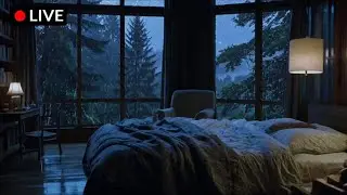 Sounds Rain and Thunder on Window - Sounds Heavy Rain for Deep Sleep, Sleep Quickly, Reduce Stress