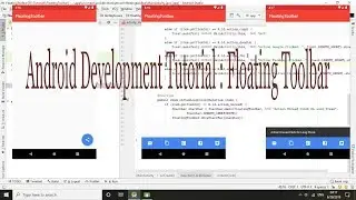 Android Development Tutorial : Floating Toolbar