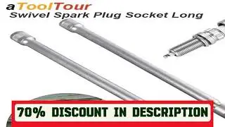 #Magnetic Spark Plug Socket Key Wrench Adapter Swivel Long Extension Install Replace Repair Kit Tor