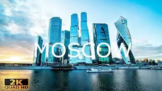 Moscow Russia _  Aerial view of the city