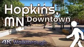 Walking tour of Downtown Hopkins, MN | #4K