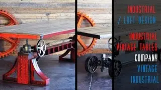 Industrial Vintage Tables - Company Vintage Industrial