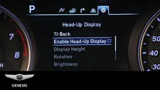 Head-Up Display | Genesis G70 | How-To | Genesis USA