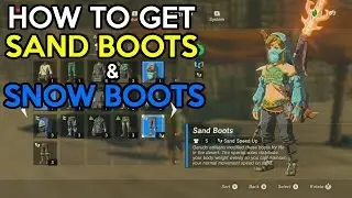 How to get Sand Boots and Snow Boots - Legend Of Zelda Breath Of The Wild